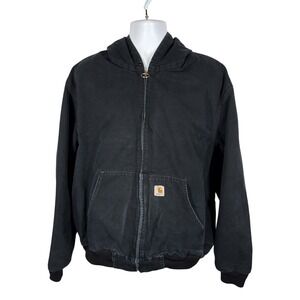 Carhartt Men's Jacket Duck Canvas J131 Size 2XL Navy VTG Made In USA - 779